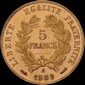 5 francs 1889